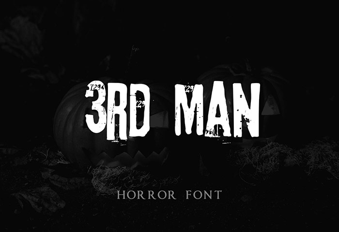 3rd Man Free Horror Font
