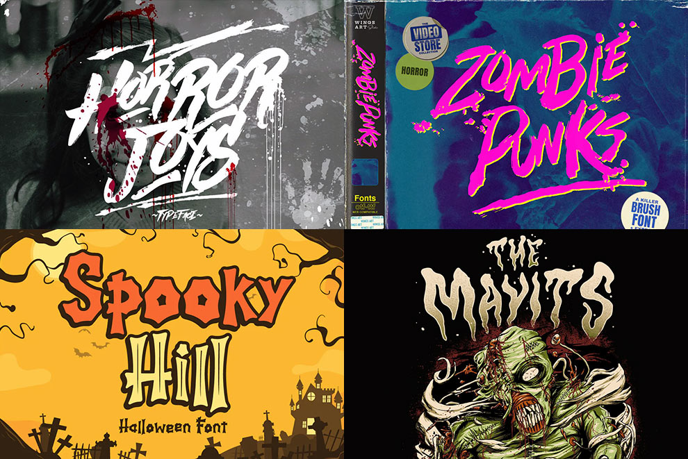 34 Terrifying Horror Fonts for Halloween