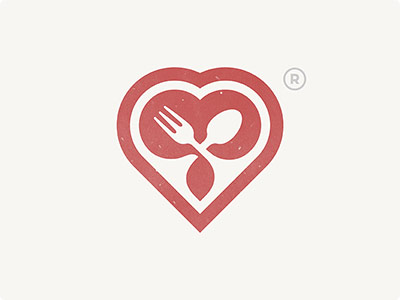 Love Food Logo by Yoga Perdana