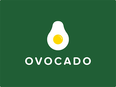 Ovocado by Milos Bojkovic - food logo ideas