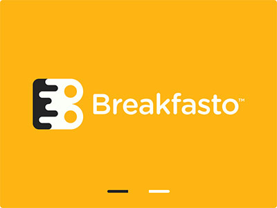 Breakfast B Letter Logo by Gennady Savinov - food logo ideas