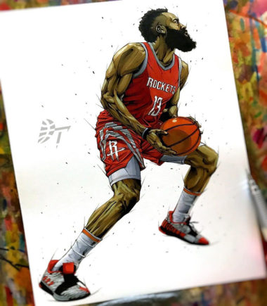 Japanese Cartoonist Dai Tamura Draw His Nba Heroes