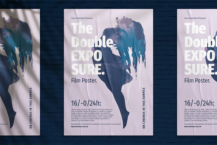 Double Exposure Poster Template