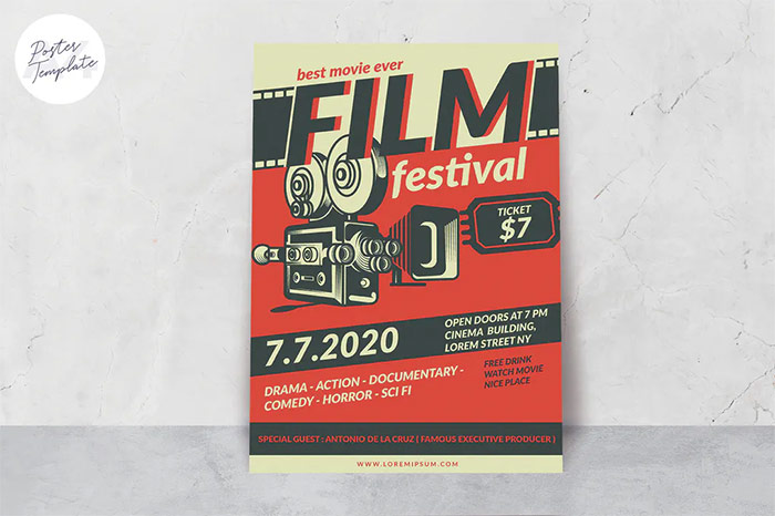 Movie Festival Poster Template