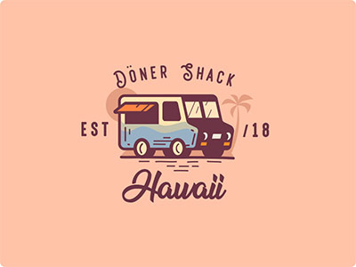 Doner Shack Hawaii - restaurant logo ideas