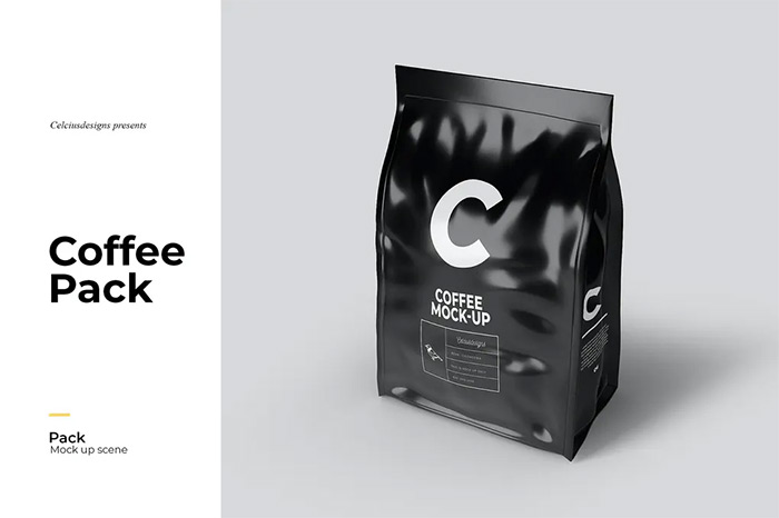 Download 20 Best Coffee Packaging Mockup Templates Design With Red PSD Mockup Templates