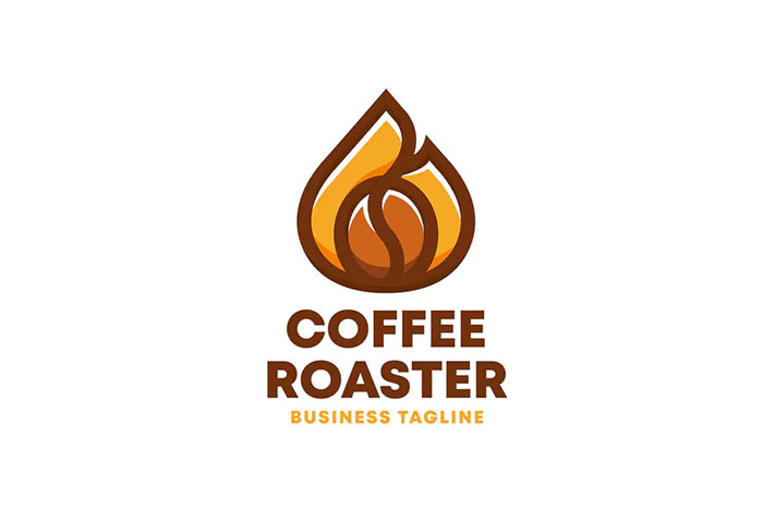 Custom Stamp - Sunshine Bakery Coffee Roaster Logo Design