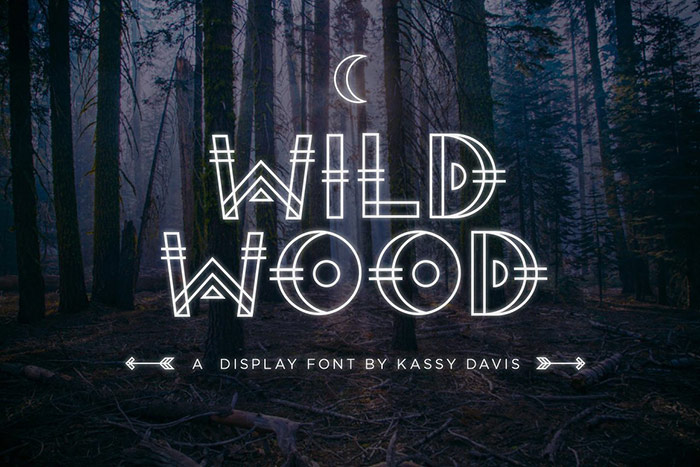 Wild Wood Font + Extras