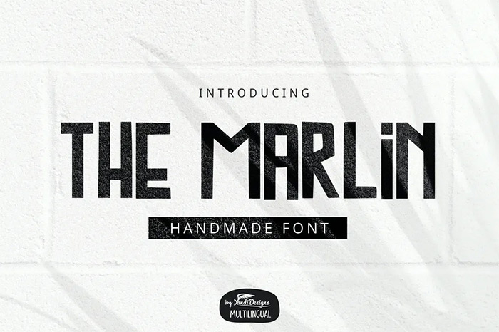 The Marlin Font - tribal fonts
