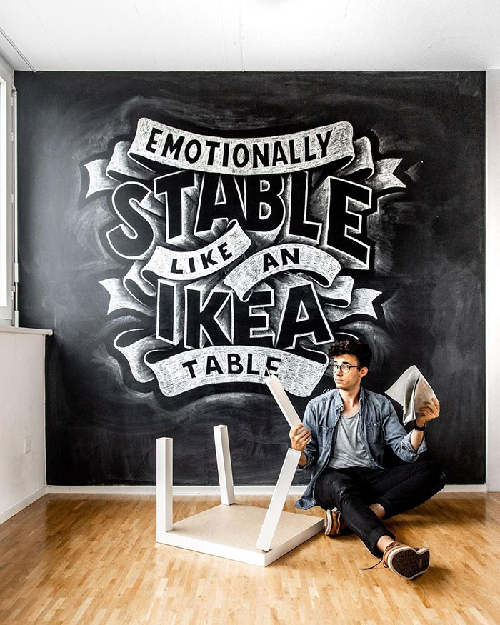 Emotionally stable like an Ikea table