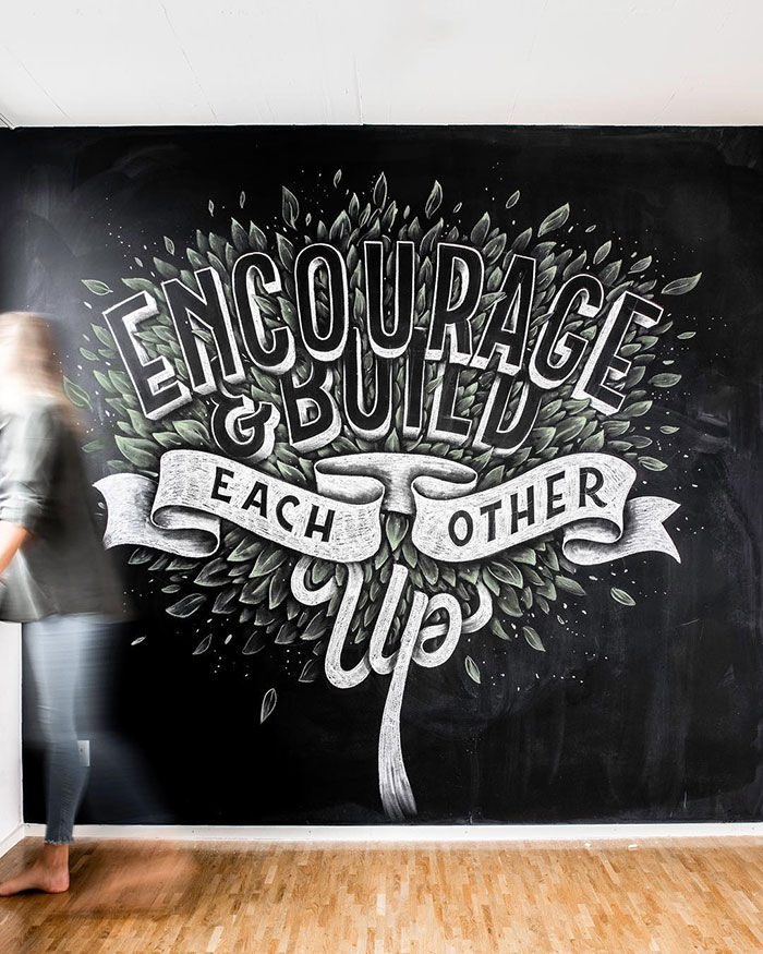 Encourage and build each other up