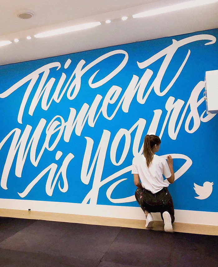 This moment is yours - typography wall art
