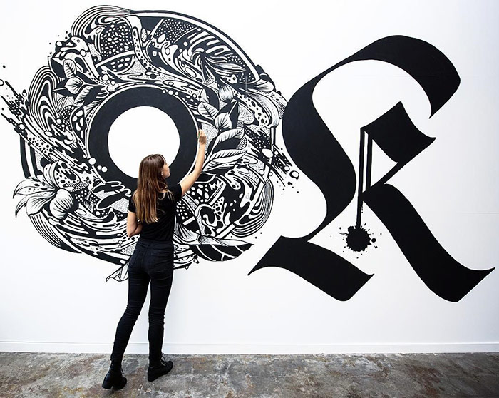 OK - typography wall art