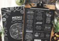23 Classy Restaurant Food Menu Templates Design with Red