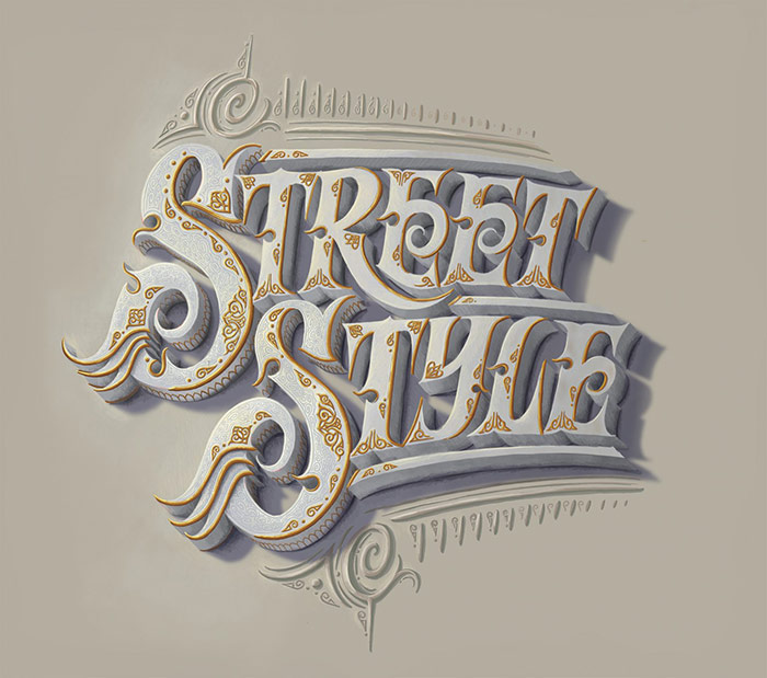 Street style - 3d typography
