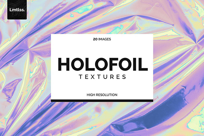 20 Holographic Foil Textures