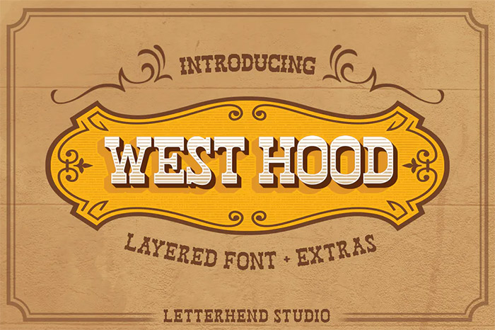 West Hood - 6 Fonts!