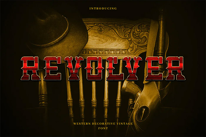 Revolver - Western Cowboy Typeface