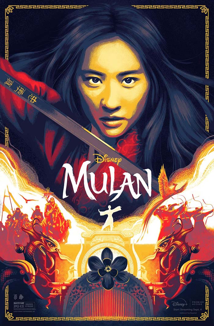 Mulan - movie posters 2020