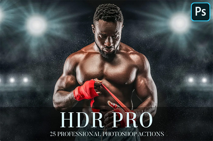 Photoshop Actions - HDR Pro