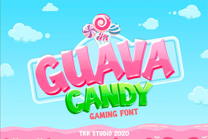 Guava Candy - Kids Gaming Font