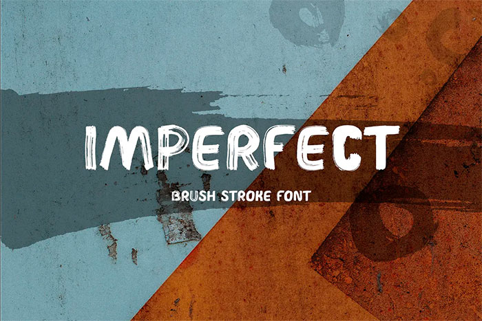 Imperfect Brush Font