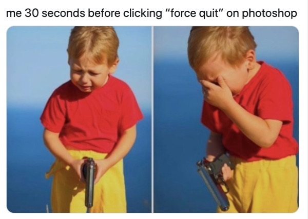 kid with a gun meme