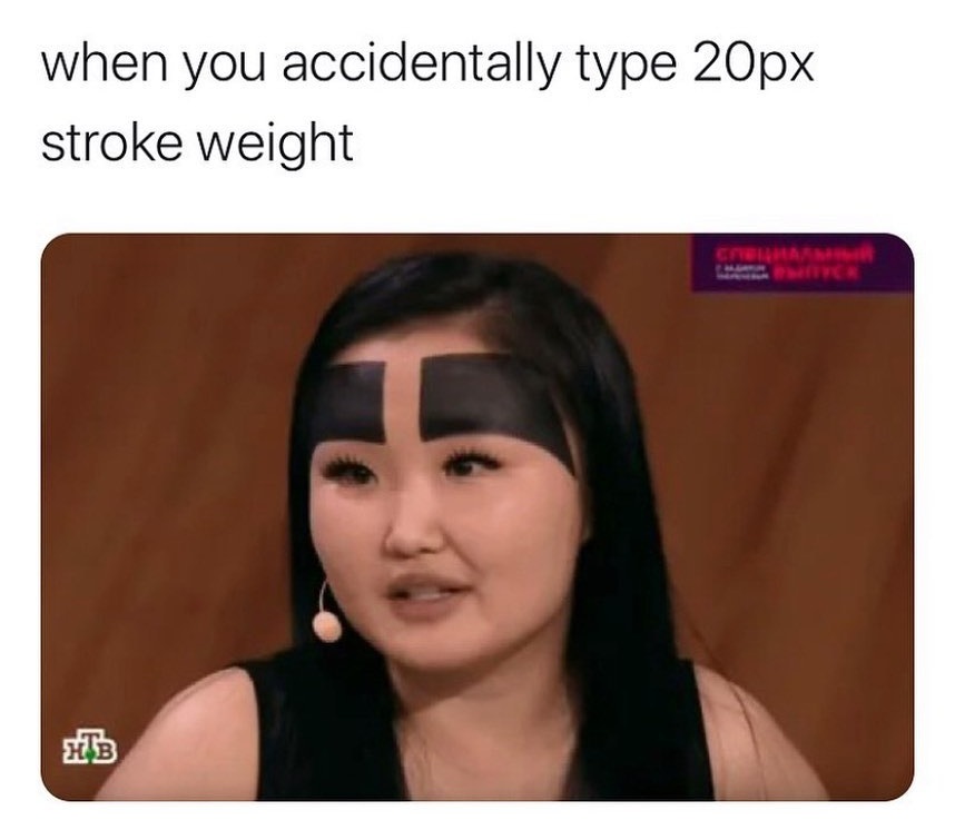 Asian eyebrows meme