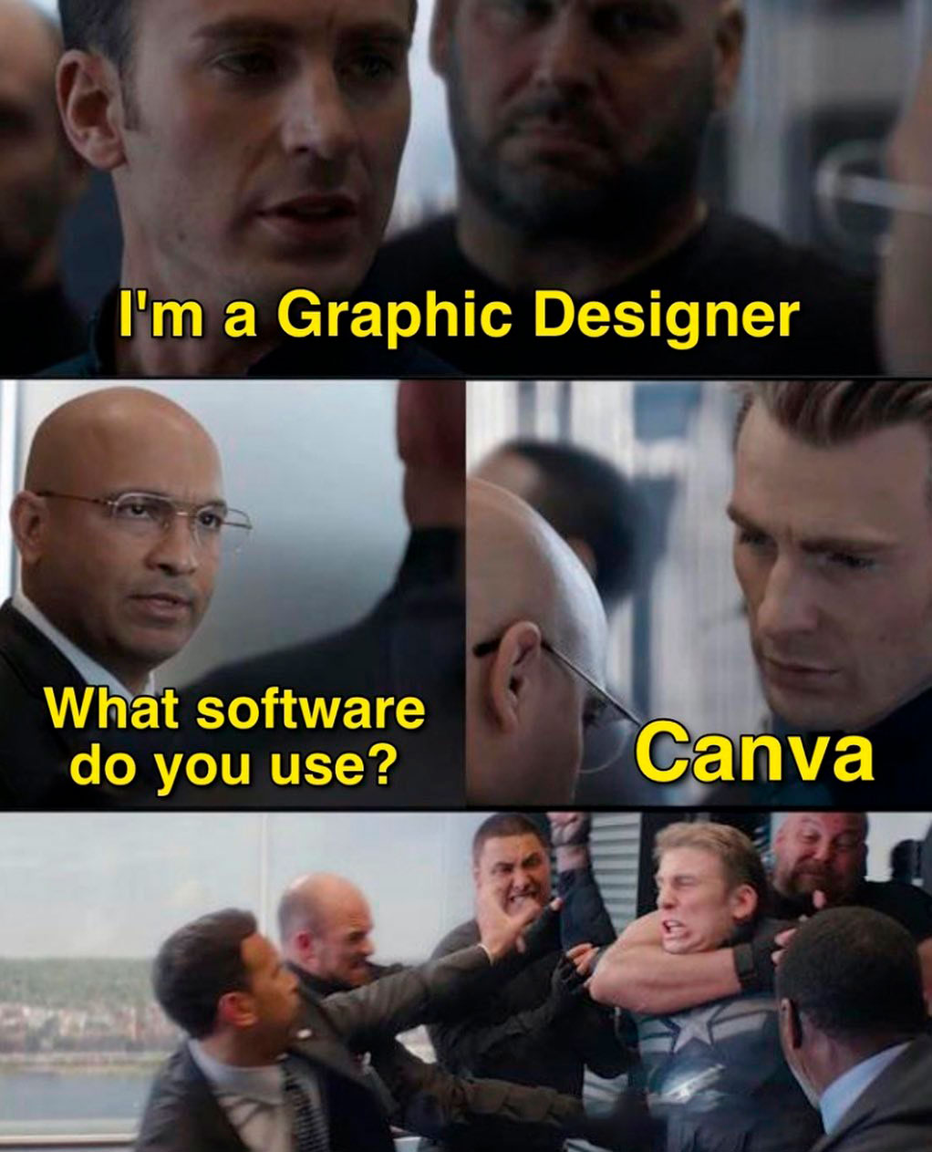 captain america graphic design memes