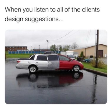 Funny Graphic Designer Memes with Shitty Clients