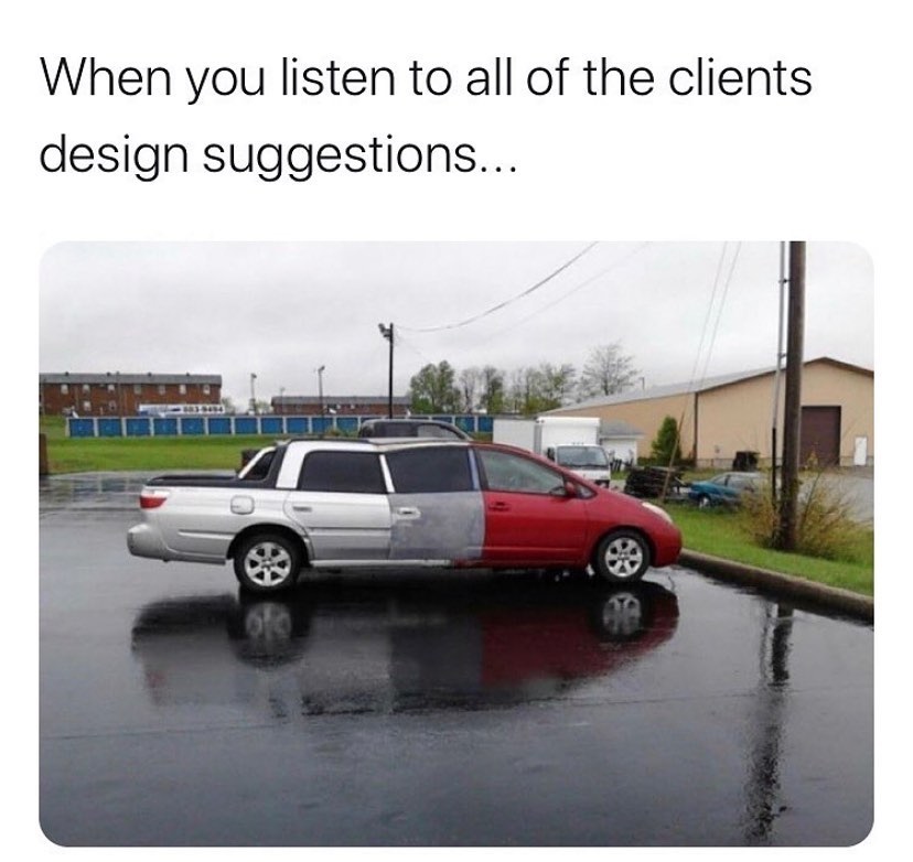 funny car graphic designer memes