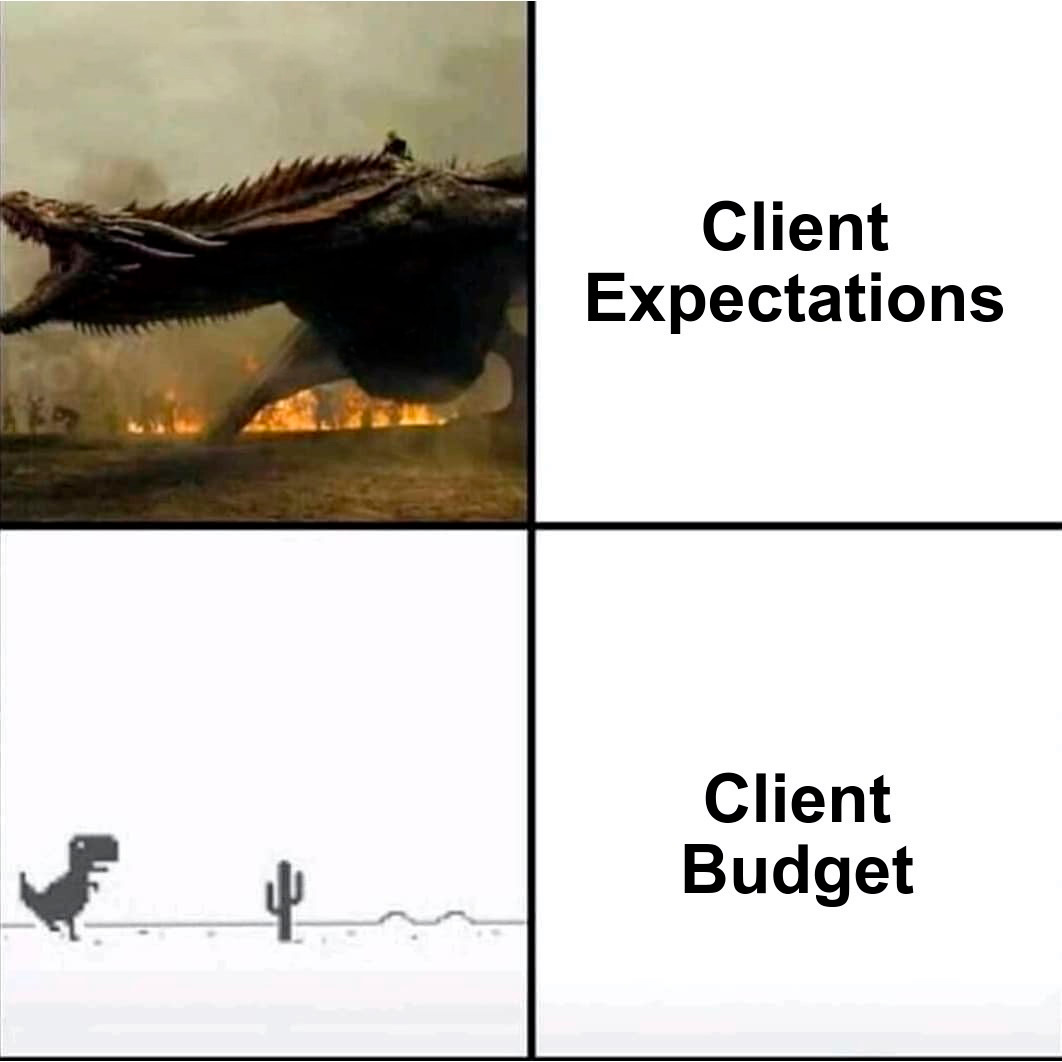 expectation vs reality graphic designer memes
