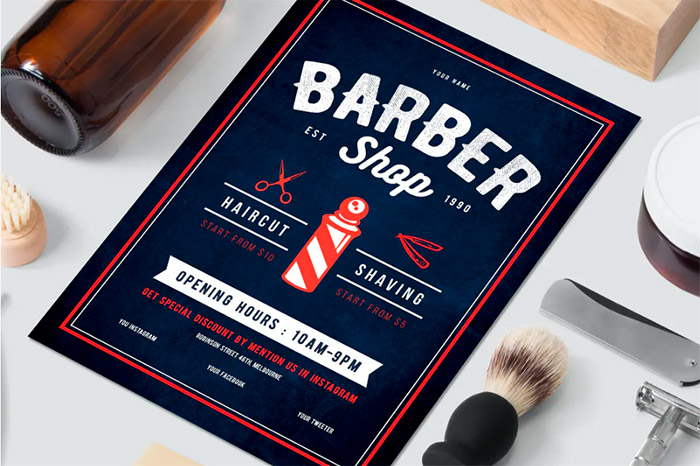 Modern Barber Shop Flyer