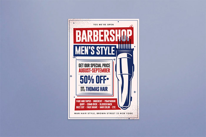 Creative Barber Shop Flyer