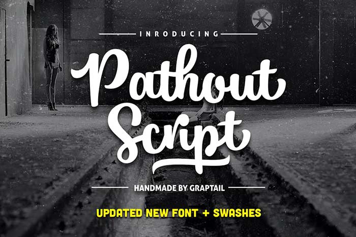 Pathout FREE Script Font