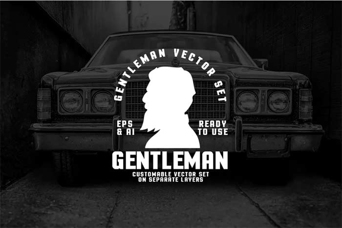 Gentleman Styles Logo Set