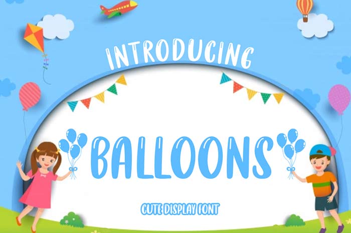 Balloon font free download 1