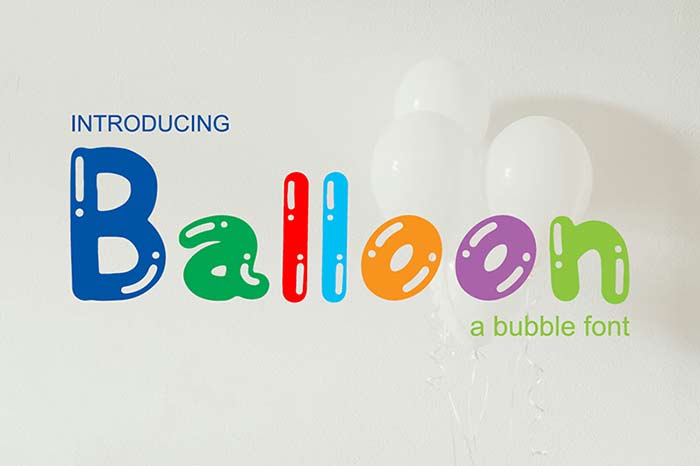 Balloon font free download 4