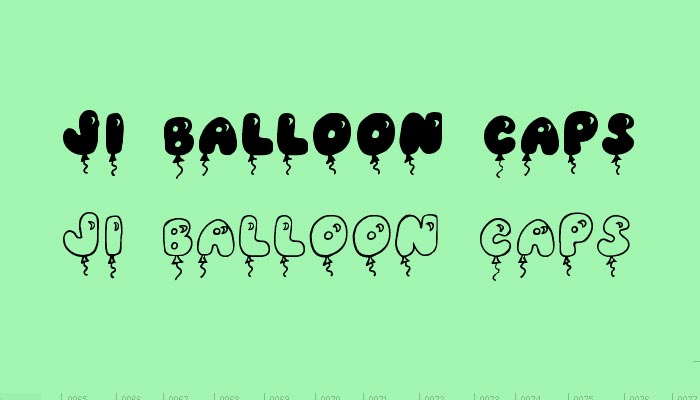 Balloon font free download 5