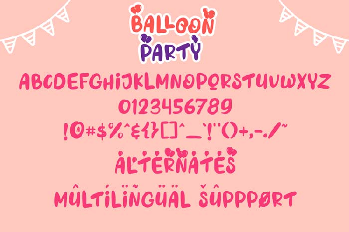 Balloon font free download 6