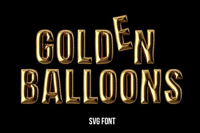 Golden Balloons