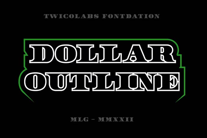 Dollar Outline
