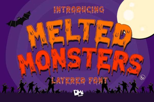 41 Spooky Monster Fonts: Including Monsters Inc. Movie Font