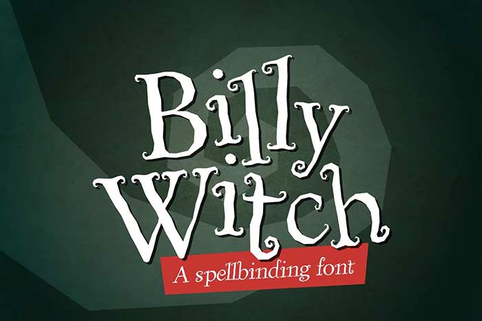 Billy Witch -spellbinding serif font