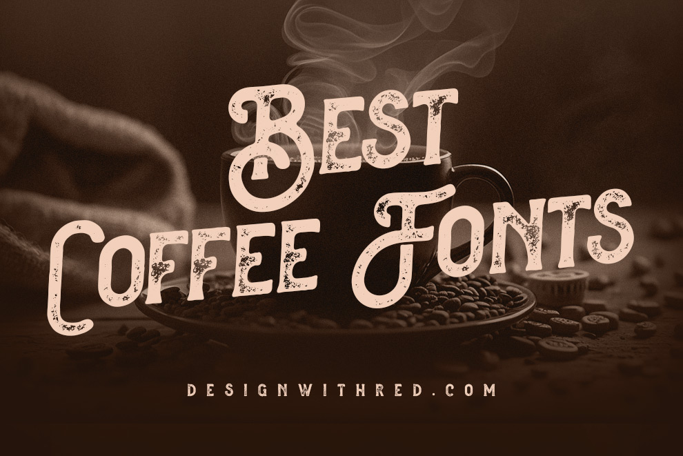 31 Best Coffee Fonts for Your Brew Brand - Design with Red